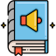 external-audiobook-literature-flaticons-lineal-color-flat-icons